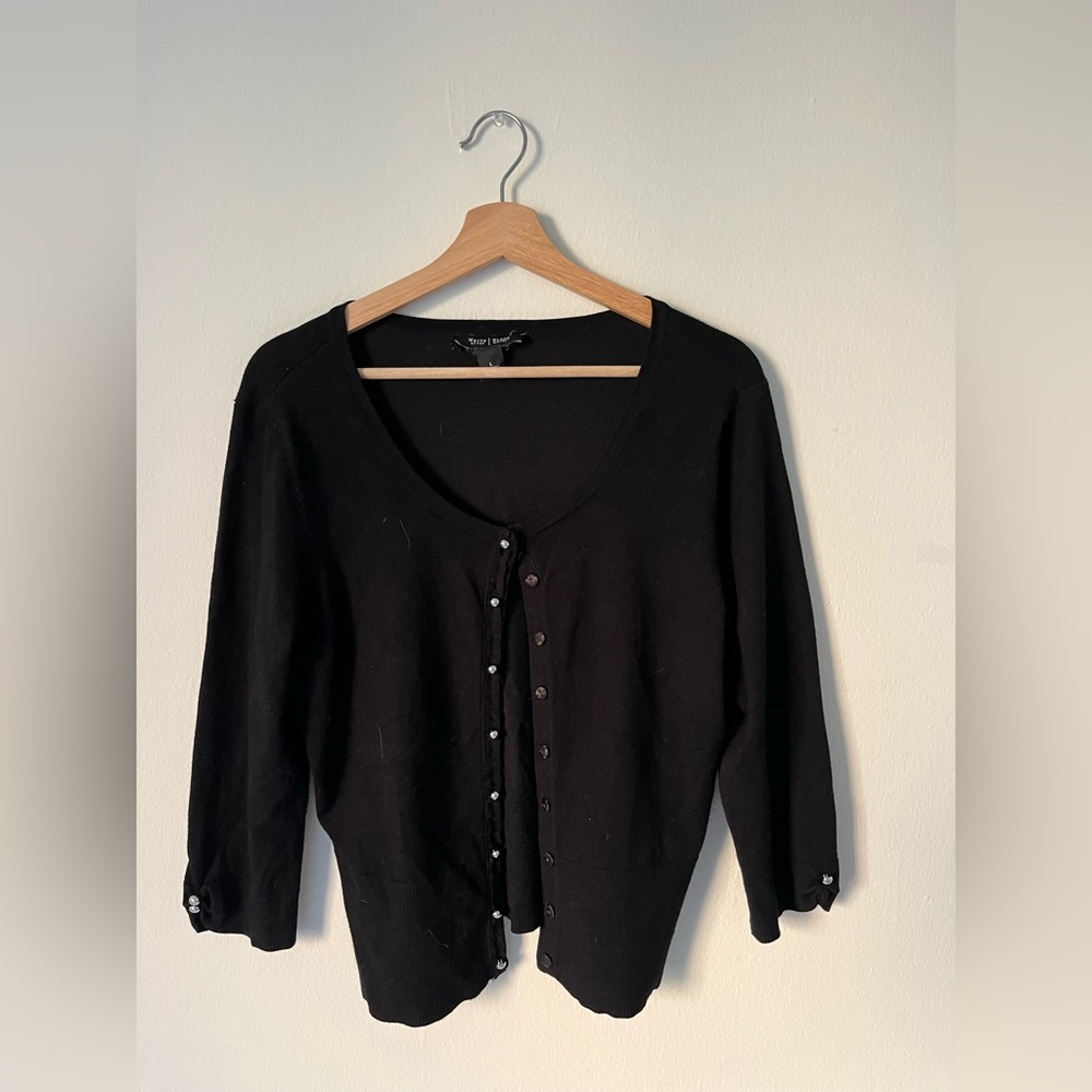 white house black market black cardigan
